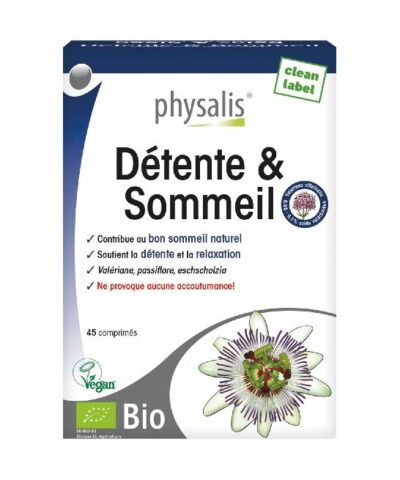 PHYSALIS DETENTE ET SOMMEIL 45 COMPRIMES