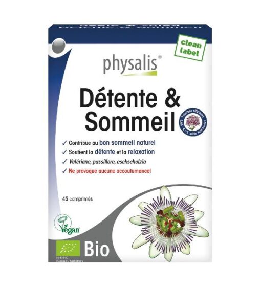 PHYSALIS DETENTE ET SOMMEIL 45 COMPRIMES