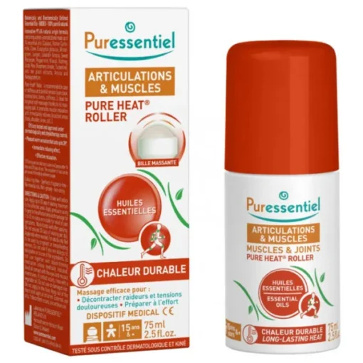 PURESSENTIEL ARTICULATIONS ET MUSCLES PURE HEAT ROLLER 75ML