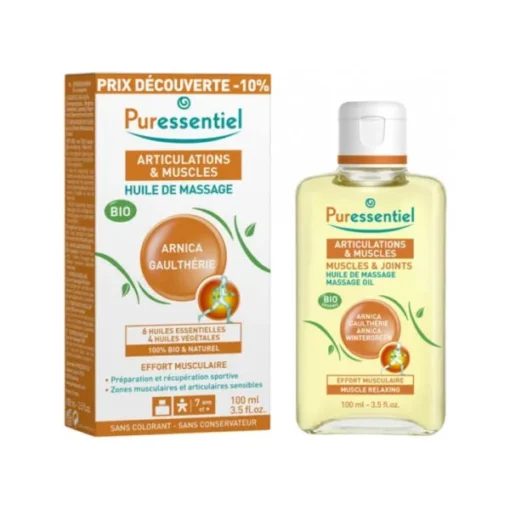 PURESSENTIEL ARTICULATION & MUSCLE HUILE DE MASSAGE ARNICA 100ML