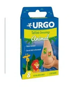 URGO PANSEMENTS ANIMAL KIDS TATOO *8