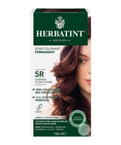 HERBATINT SOIN COLORANT PERMANENT 5 R CHATAIN CLAIR CUIVRE 150 ML