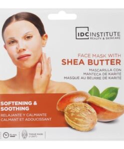 IDC INSTITUTE MASQUE TISSU ADOUCISSANT VISAGE AU BEURRE DE KARITE 1 UNITE