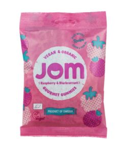 JOM GOURMET GUMMIES RASPBERRY BLACKCURRANT 70 G