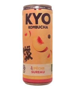 KYO KOMBUCHA CANETTE SUREAU PECHE 330 ML