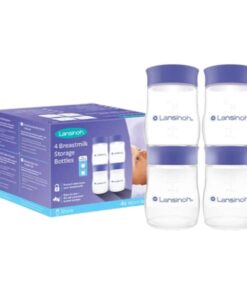 LANSINOH BOUTEILLES DE CONSERVATION 4*160ML