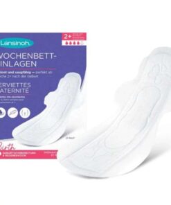 LANSINOH SERVIETTES DE MATERNITE 12 PIECES TAILLE M 2 SEMAINES+