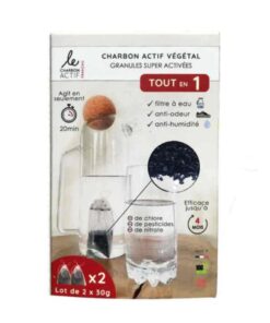 LE CHARBON ACTIF FRANÇAIS CHARBON ACTIF GRANULE 2X 30 G