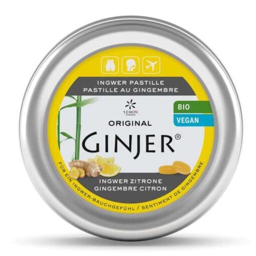 LEMON PHARMA PASTILLES GINGER CITRON BIO