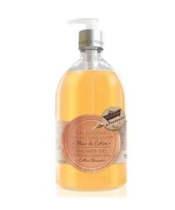 LES PETITS BAINS DE PROVENCE GEL DOUCHE SURGRAS FLEUR DE COTON 500 ML