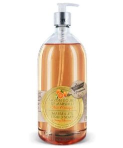 LES PETITS BAINS DE PROVENCE SAVON LIQUIDE DE MARSEILLE FLEUR D'ORANGER 1 LITRE