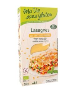 MA VIE SANS GLUTEN LASAGNES AUX LENTILLES JAUNES 250 G