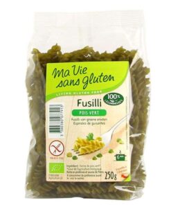MA VIE SANS GLUTEN FUSILLI POIS VERT 250 G