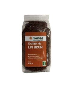 MARKAL GRAINES DE LIN BRUN 250G