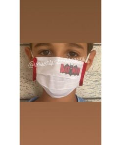 MASQUE ENFANT EN TISSU BATMAN