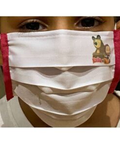 MASQUE ENFANT EN TISSU OURS