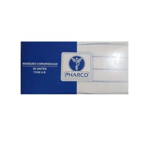 PHARCO MASQUES CHIRURGICAUX BLANC BOITE DE 50