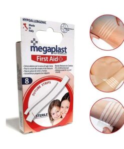 MEGAPLAST FIRST AID SUTURE STRIP STERILE BOITE DE 8