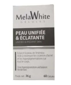 MELAWHITE PEAU UNIFIEE ET ECLATANTE 60 GELULES