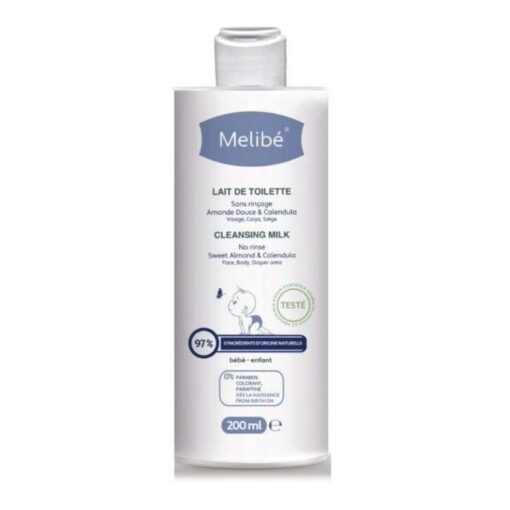 MELIBE LAIT DE TOILETTE SANS RINCAGE 200 ML