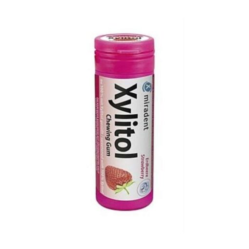 MIRADENT XYLITOL 30 CHEWING-GUM FRAISE