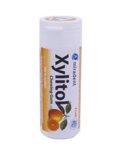 MIRADENT XYLITOL CHEWING GUM FRUIT 30 PIECES