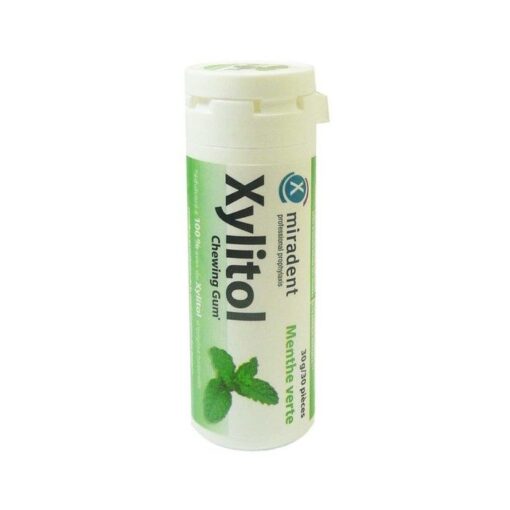MIRADENT XYLITOL CHEWING GUM MENTHE VERTE 30 PIECES