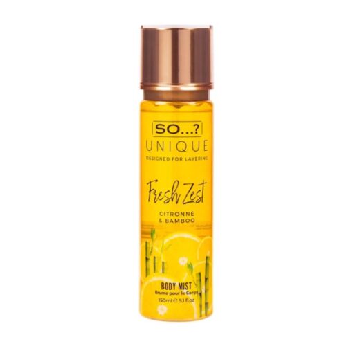MISS SO UNIQUE SPRAY CORPS FRESH ZEST CITRONNE AND BAMBOO 150 ML