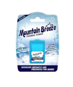 MOUNTAIN BREEZE POCKET PACKS 24 BANDES DE MENTHE FRAICHE