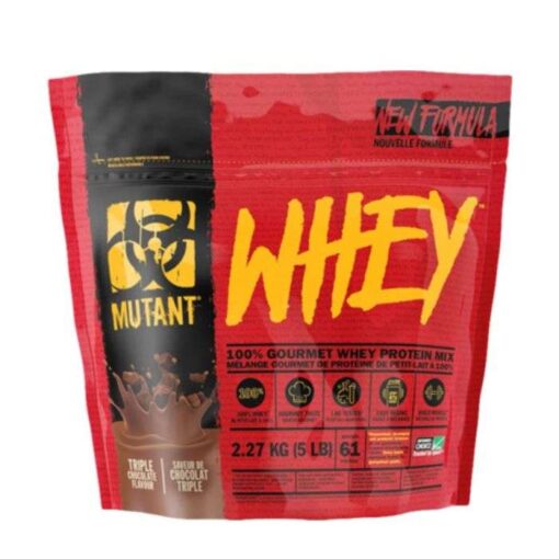 MUTANT WHEY MELANGE GOURMET DE PROTEINE DE PETIT LAIT SAVEUR DE CHOCOLAT TRIPLE 2.27kg