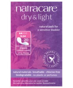NATRACARE SERVIETTE DRY AND LIGHT 20 UNITES SLIM