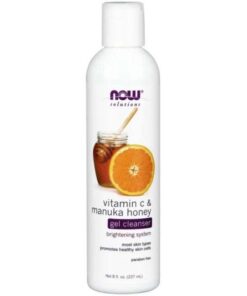 NOW GEL NETTOYANT A LA VITAMINE C ET MIEL DE MANUKA 237 ML