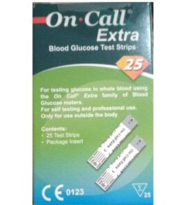 ON-CALL EXTRA blood glucose test strips25