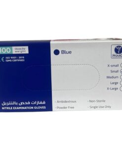 PHARCO BLUE NITRILE EXAMINATION GANTS TAILLE S 100 UNITES