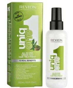 REVLON UNIQ ONE TRAITEMENT CAPILLAIRE TOUT EN UN PARFUM THE VERT 150 ML