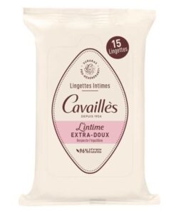 ROGE CAVAILLES LINGETTES INTIME EXTRA DOUX 15 UNITES