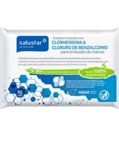 SALUSTAR LINGETTES CHLORHEXIDINE ET CHLORURE 10 UNITES