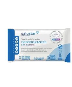 SALUSTAR LINGETTES DEODORANTE A L ALUN 15 UNITES