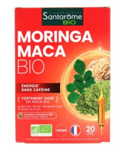 SANTAROME BIO MORINGA MACA BIO 20 AMPOULES DE 10 ML