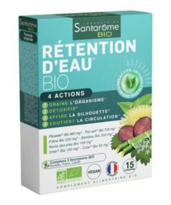 SANTAROME BIO RETENTION D'EAU 4 ACTIONS 15 COMPRIMES