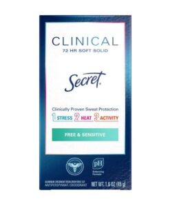 SECRET CLINICAL 72H FREE SENSITIVE DEODORANT 45G