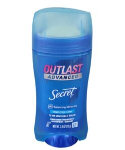 SECRET OUTLAST ADVANCED ANTI TRANSPIRANT DEODORANT 72 H 73 G