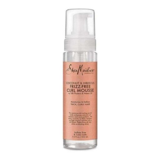 SHEA MOISTURE COCONUT AND HIBISCUS FRIZZ FREE CURL MOUSSE 222 ML