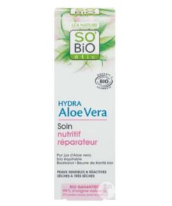 SO BIO CREME NUTRITIVE ALOE VERA PEAUX SENSIBLES ET REACTIVES 50 ML