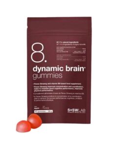 SSWLAB 8 DYNAMIC BRAIN GUMMIES 126G 42 GUMMIES GOUT POMME