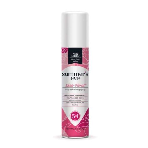 SUMMERS EVE SHEER FLORAL SPRAY RAFRAICHISSANT QUOTIDIEN 5 EN 1