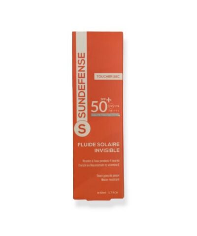 SUN DEFENSE FLUIDE SOLAIRE INVISIBLE SPF 50+ TOUCHER SEC 50ML