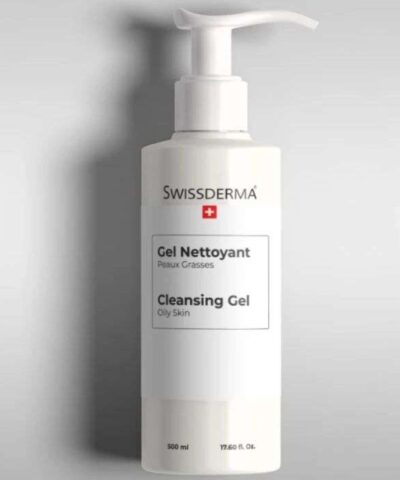 SWISSDERMA GEL NETTOYANT PEAUX GRASSES 500ML