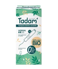TADAM TAMPONS DERMO SENSITIFS NORMAL *16 AVEC APPLICATEUR EN CARTON