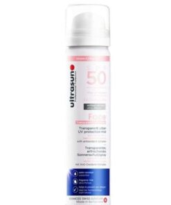 ULTRASUN VISAGE SPRAY SOLAIRE TRANSPARENT SPF 50+